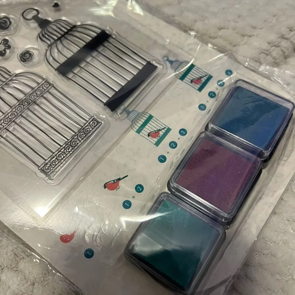Stamp set and stencils - Picture 4 of 7